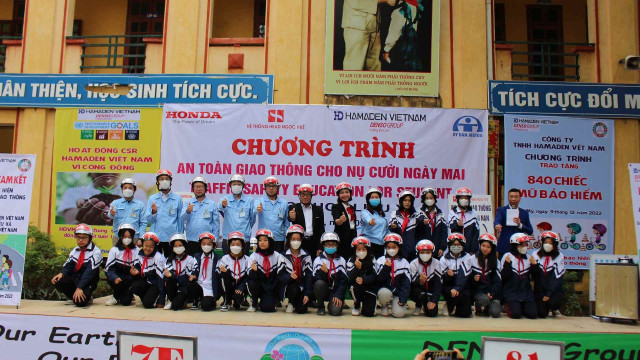 Hamaden Vietnam Promotes Traffic Safety Culture Through CSR Activities for Students